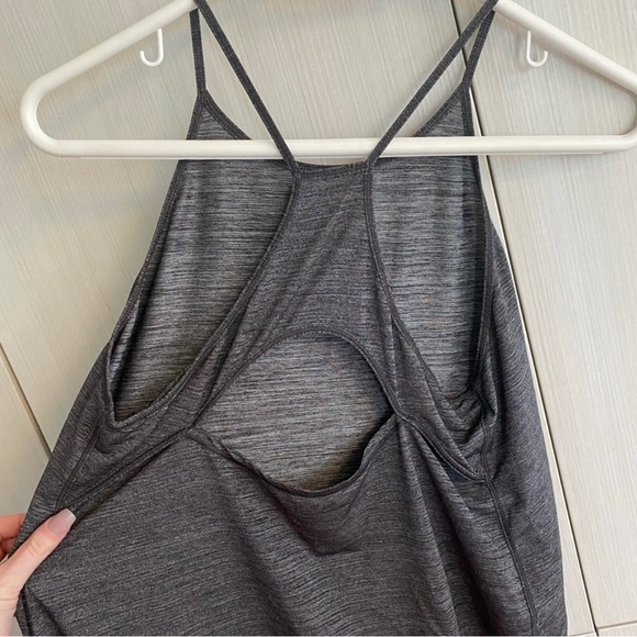 LULULEMON grey tank with back detail - Picture 2 of 4